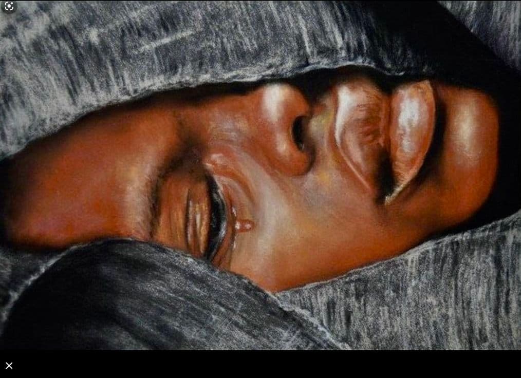 A woman crying in bed - Bed Rotting